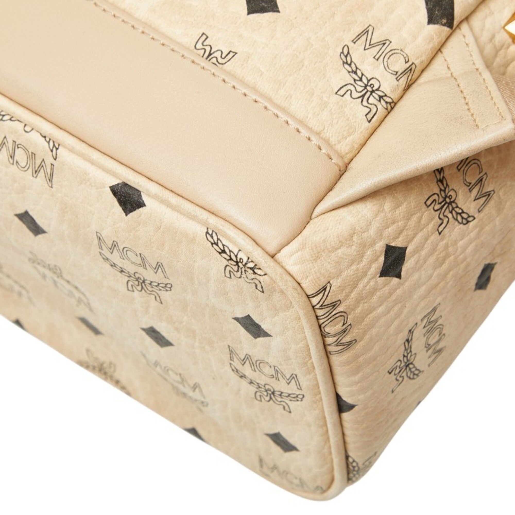 Mcm Beige Pvc Backpack (Pre-Owned) - MCM - Modalova
