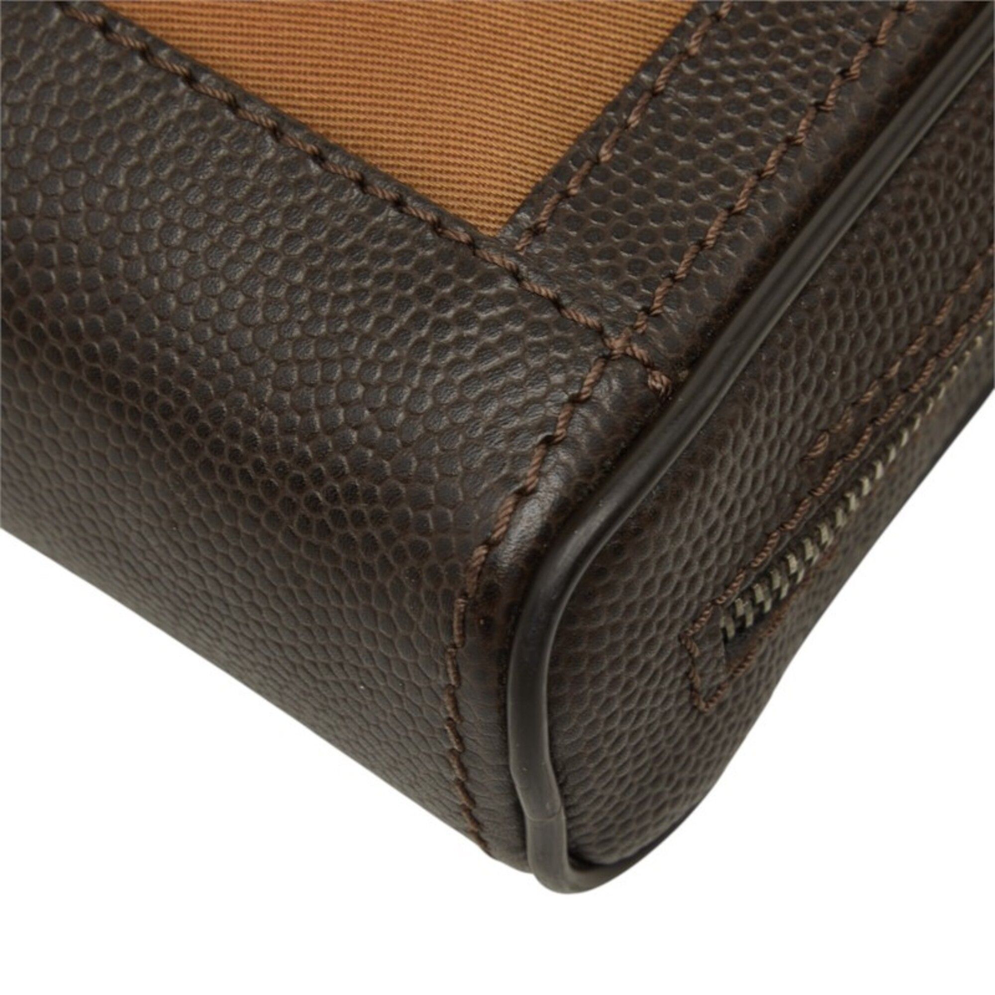 Canvas Leather Clutch Bag (Pre-Owned) - Dunhill - Modalova