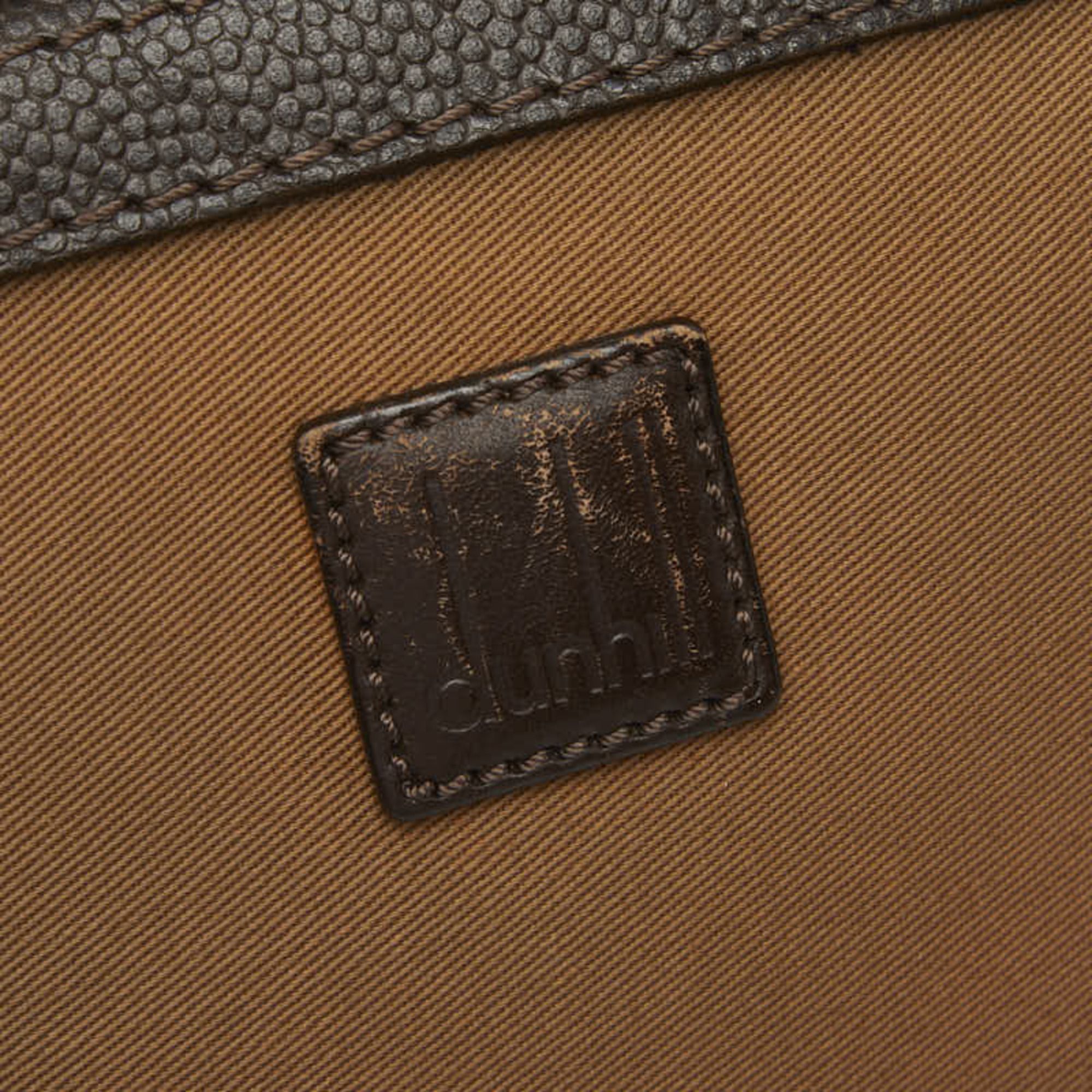 Canvas Leather Clutch Bag (Pre-Owned) - Dunhill - Modalova