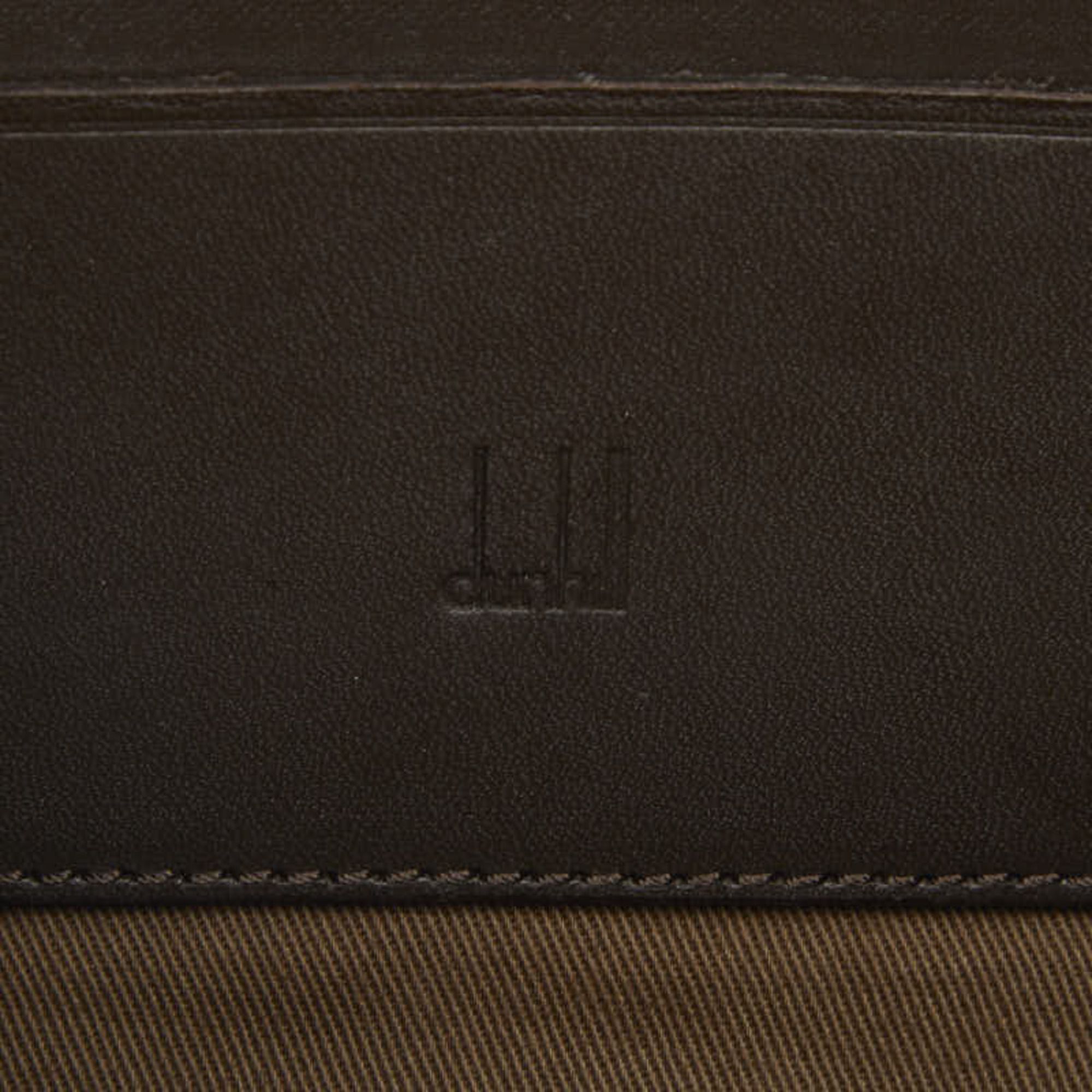 Canvas Leather Clutch Bag (Pre-Owned) - Dunhill - Modalova