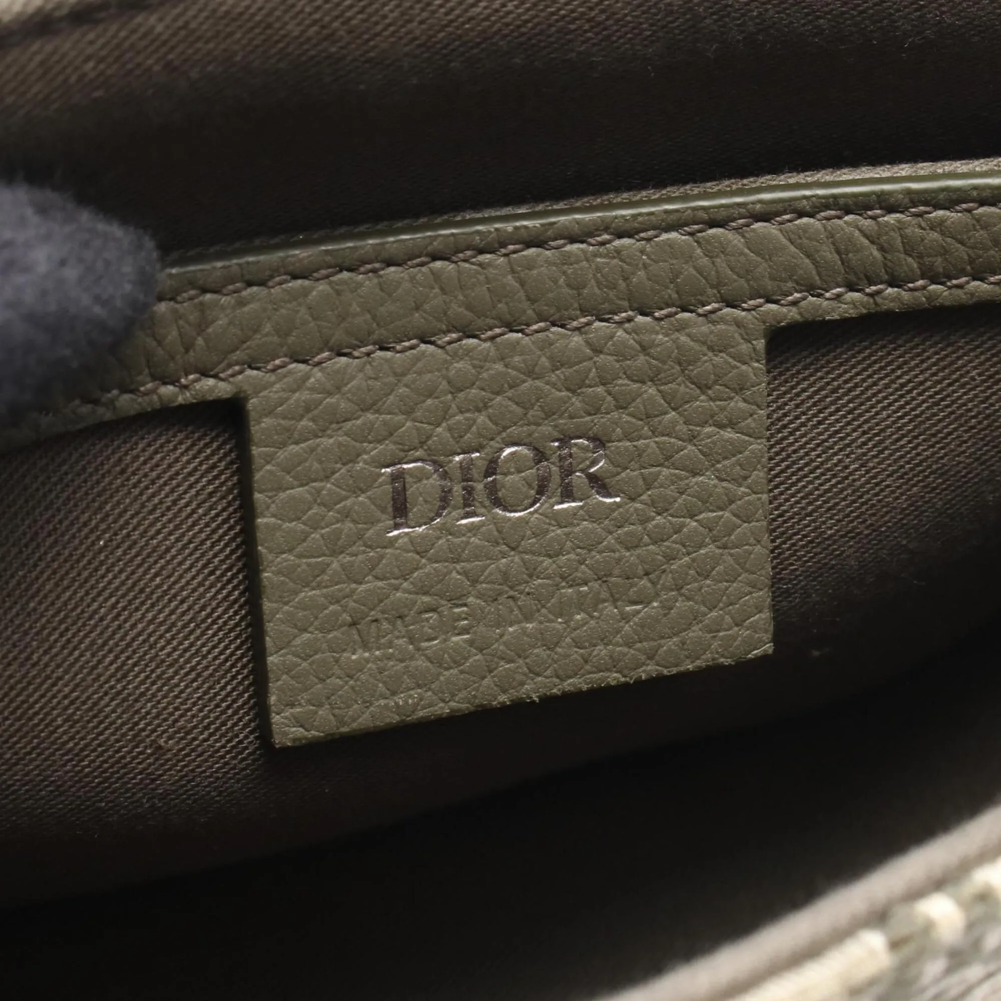 Canvas Leather Saddle Bag Shoulder Bag (Pre-Owned) - Christian Dior - Modalova