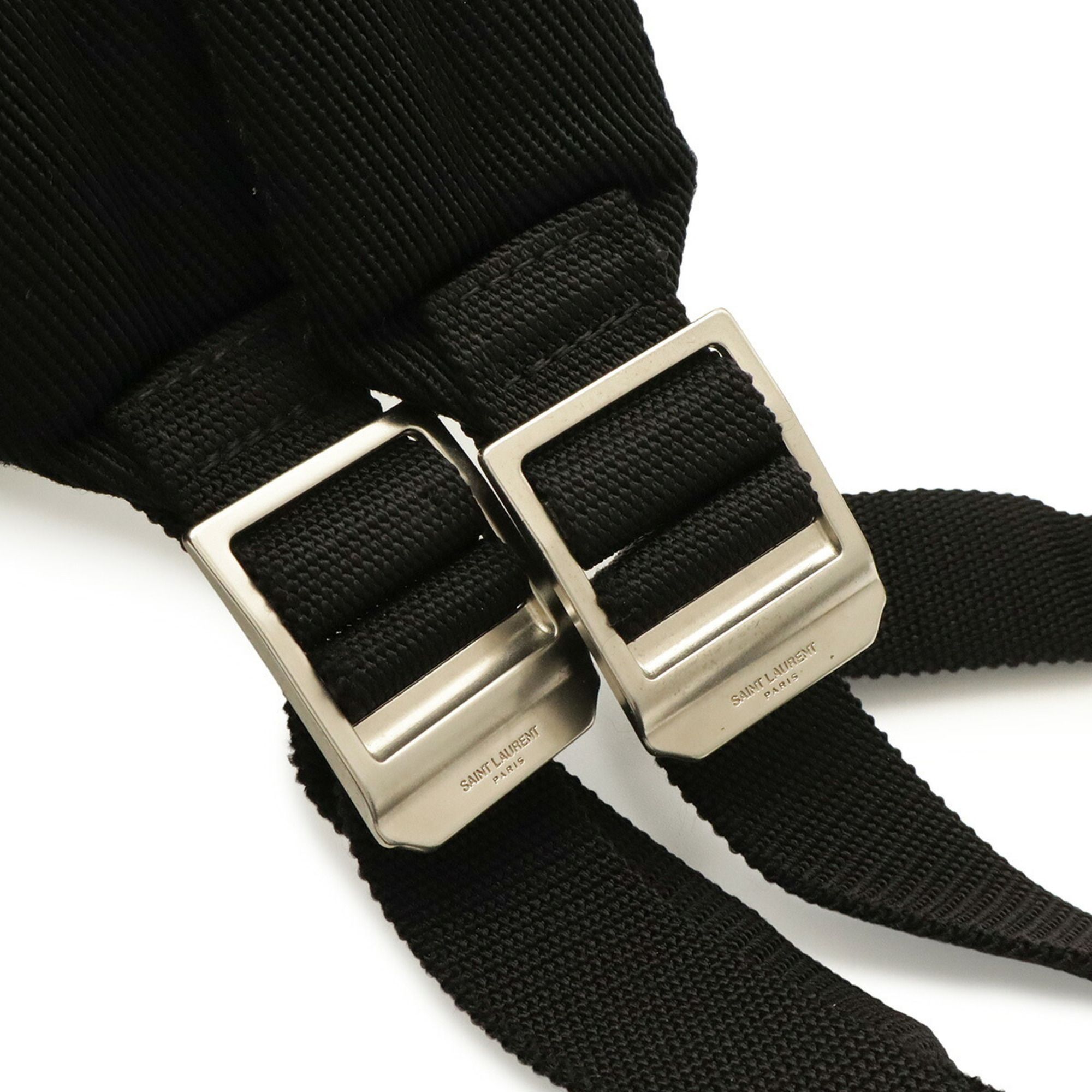 Canvas Leather Backpack (Pre-Owned) - Yves Saint Laurent - Modalova