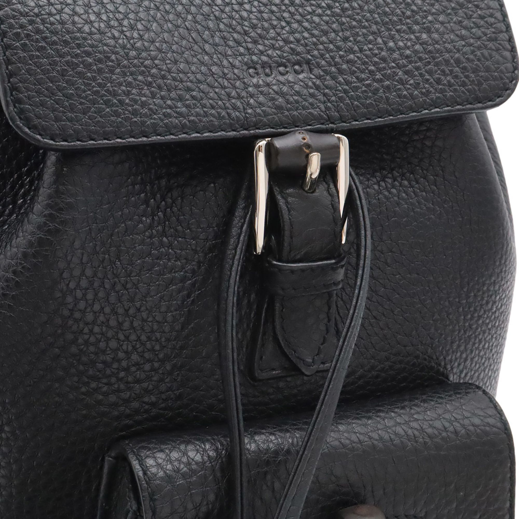 Bamboo Leather Backpack Shoulder Bag (Pre-Owned) - Gucci - Modalova