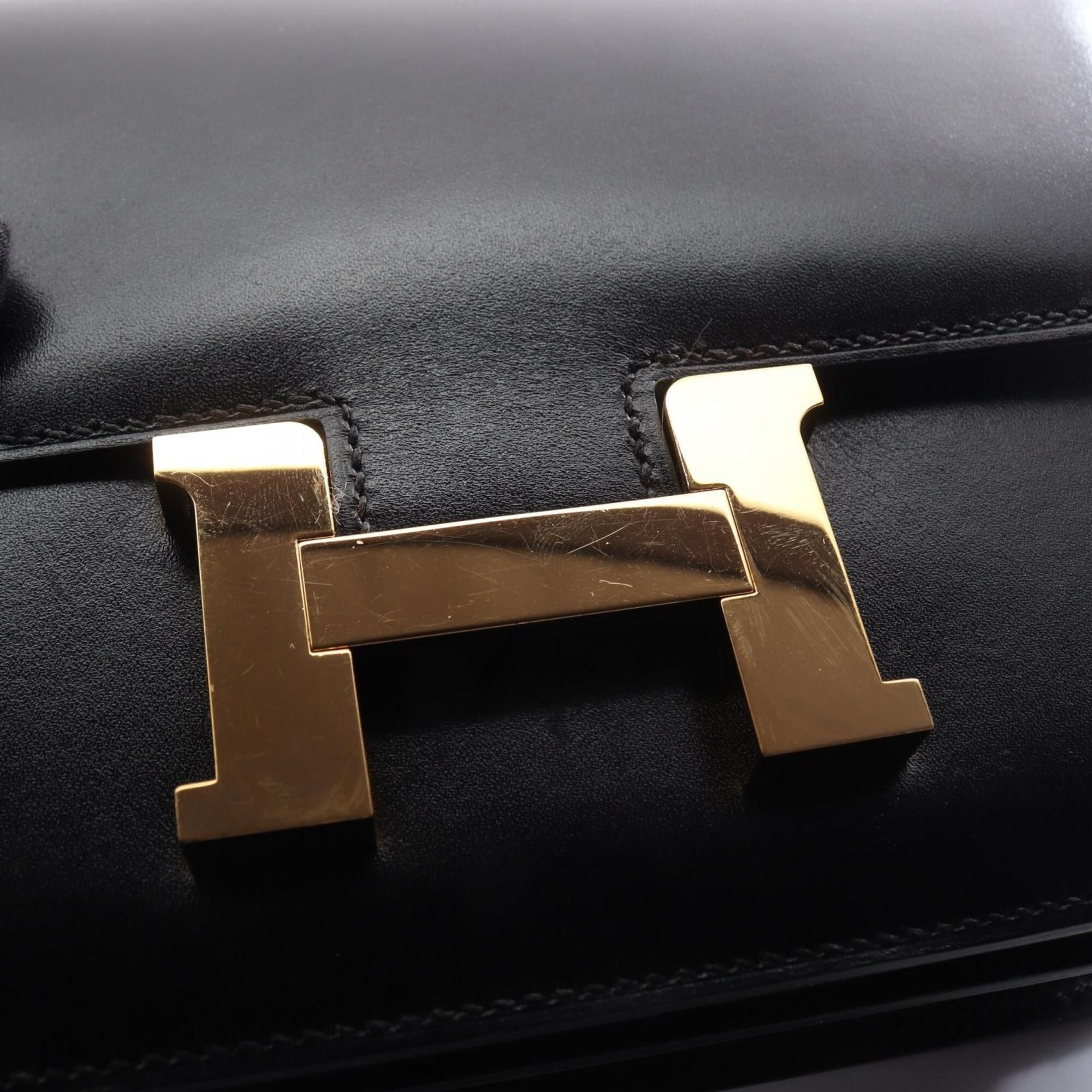 Box Calf Leather Handbag Shoulder Bag (Pre-Owned) - Hermes - Modalova