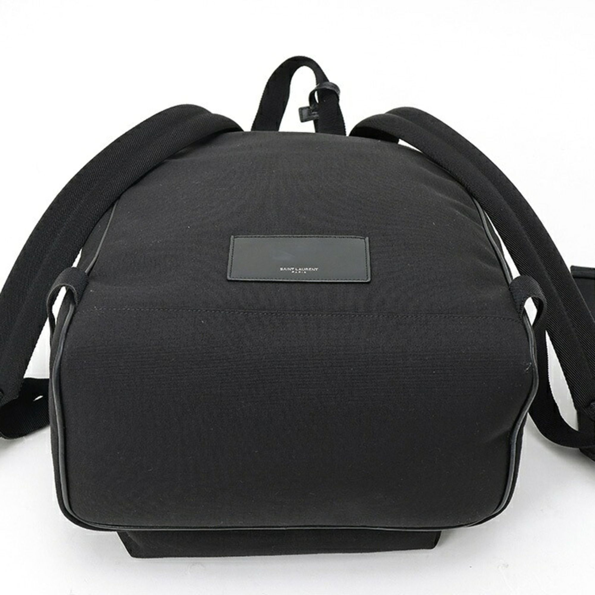 Canvas Leather Backpack (Pre-Owned) - Saint Laurent - Modalova