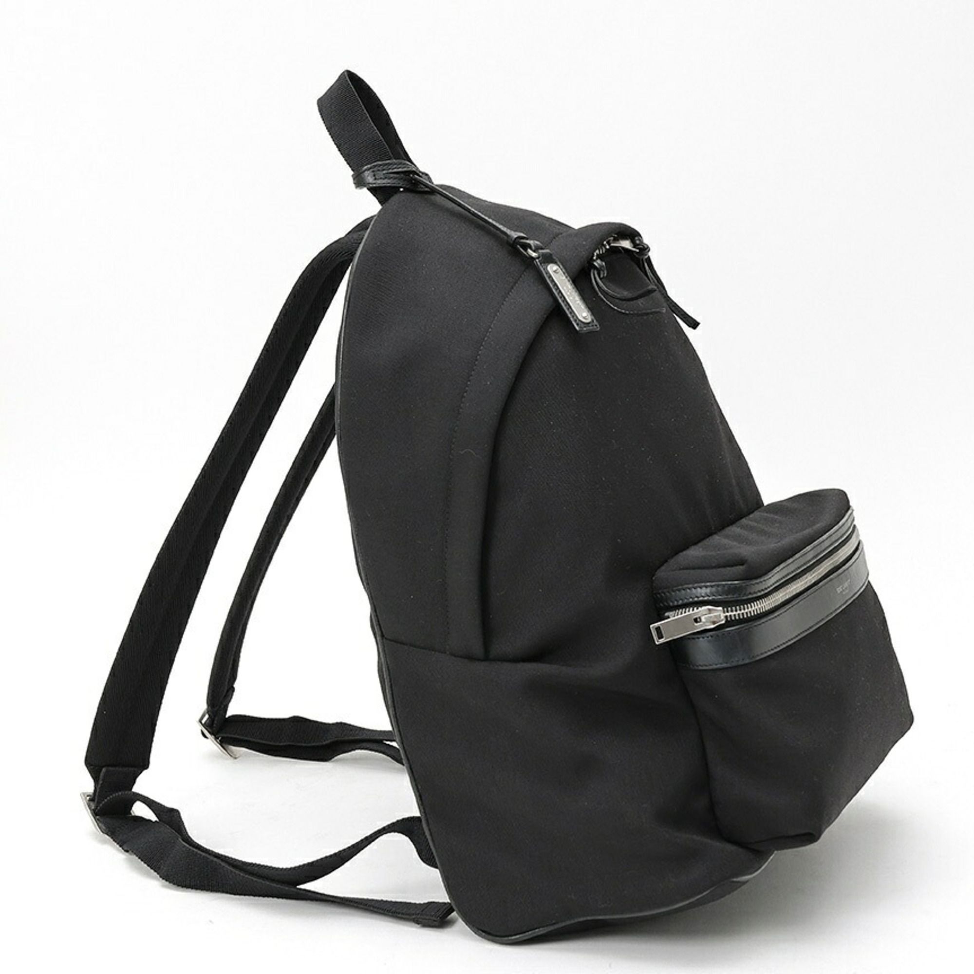 Canvas Leather Backpack (Pre-Owned) - Saint Laurent - Modalova
