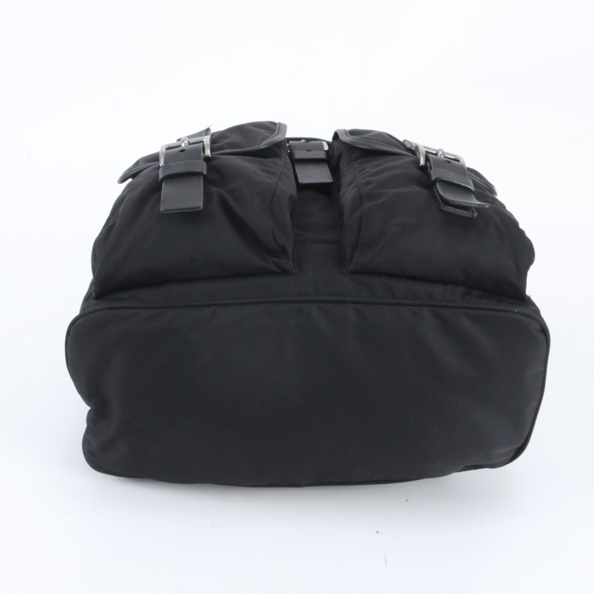 Leather Nylon Backpack (Pre-Owned) - Prada - Modalova