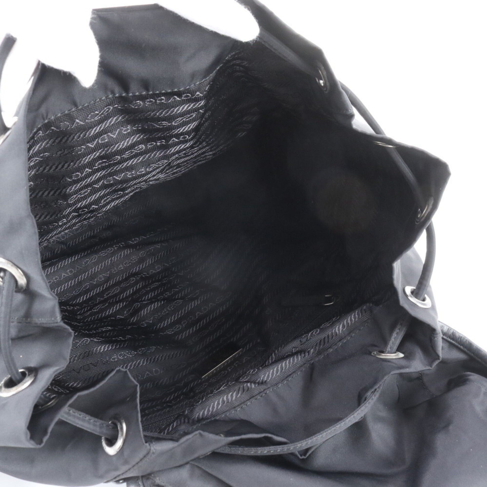 Leather Nylon Backpack (Pre-Owned) - Prada - Modalova