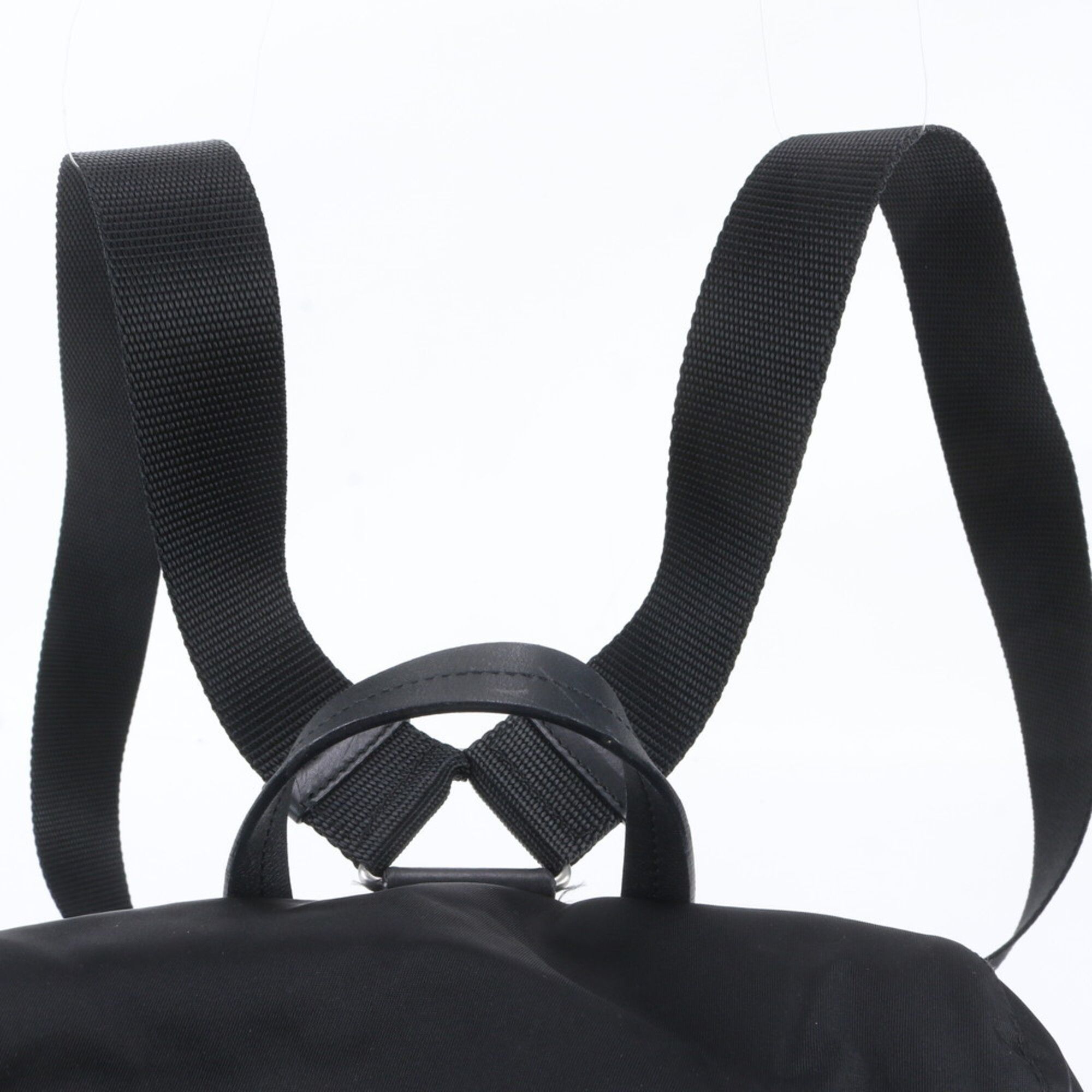 Leather Nylon Backpack (Pre-Owned) - Prada - Modalova