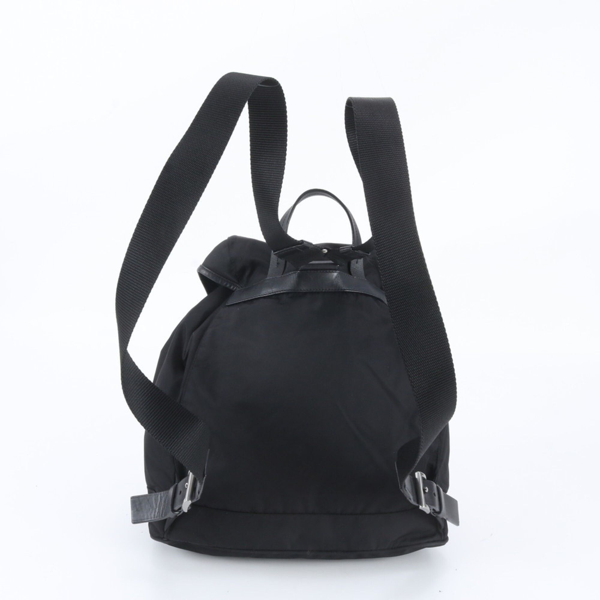Leather Nylon Backpack (Pre-Owned) - Prada - Modalova