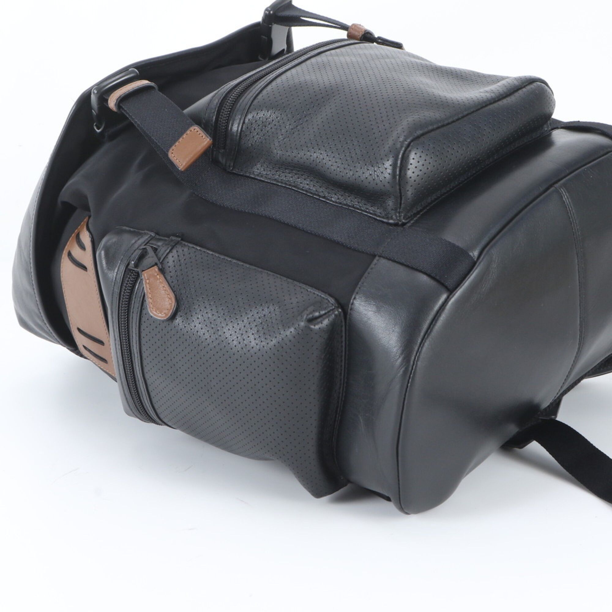 Leather Nylon Backpack Shoulder Bag (Pre-Owned) - Coach - Modalova