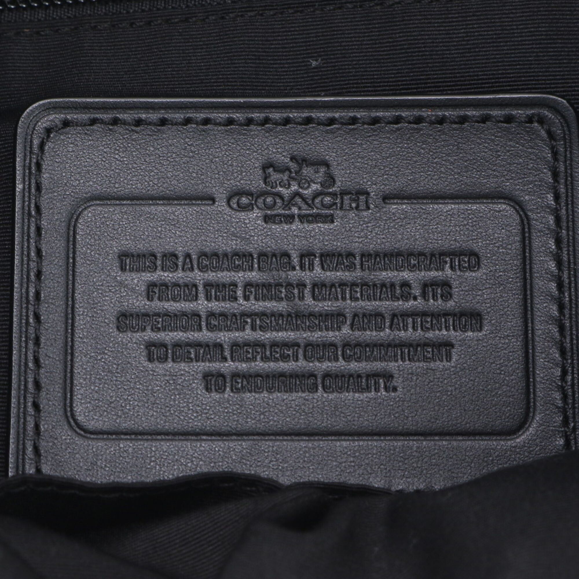 Leather Nylon Backpack Shoulder Bag (Pre-Owned) - Coach - Modalova