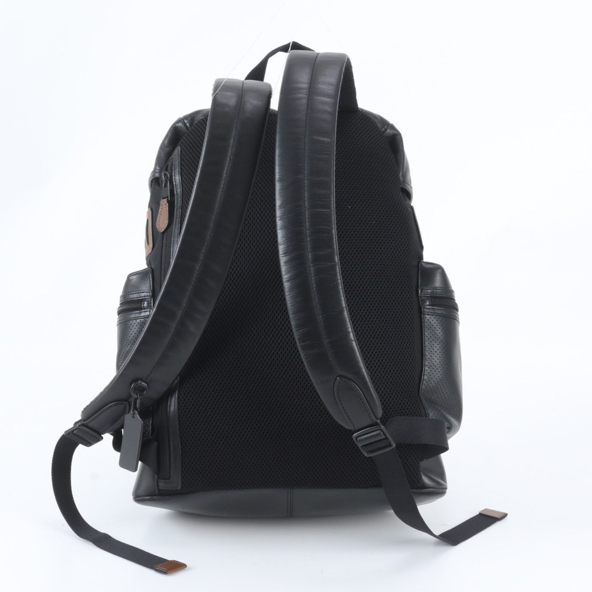 Leather Nylon Backpack Shoulder Bag (Pre-Owned) - Coach - Modalova