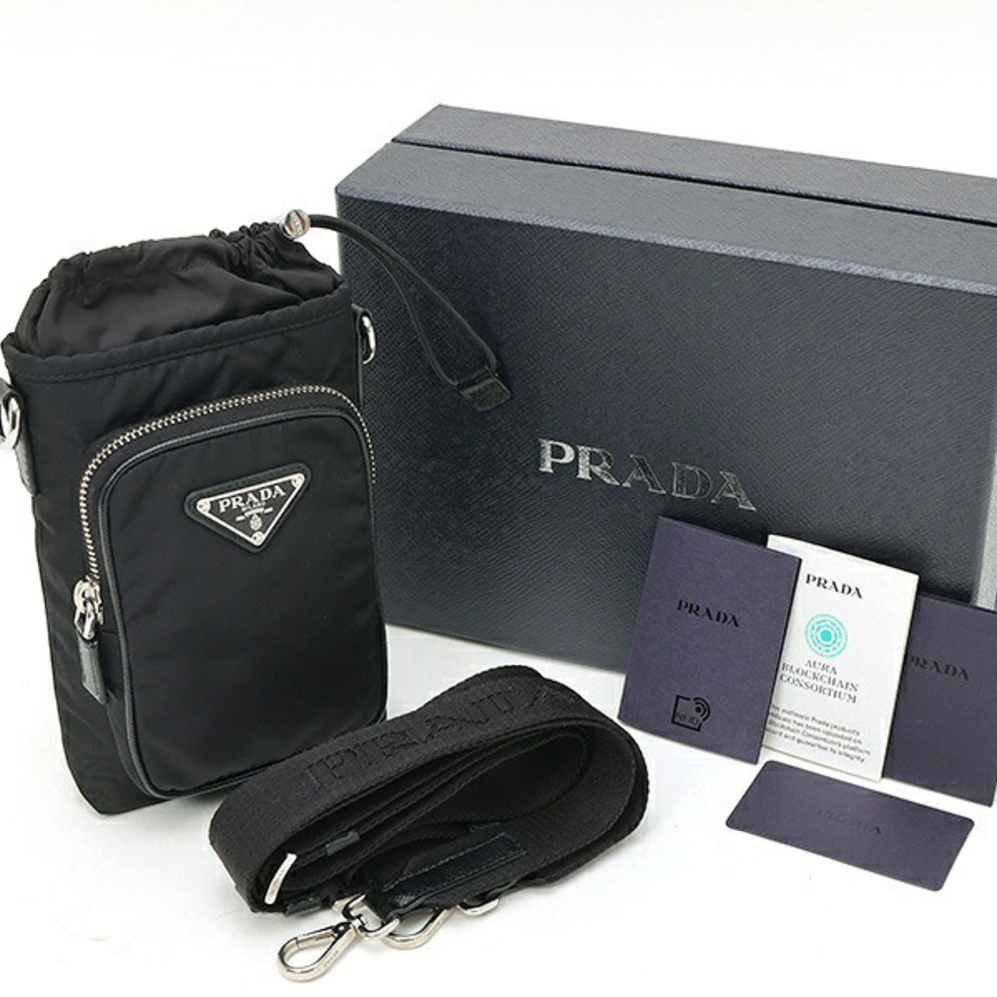 Fabric Pouch Shoulder Bag (Pre-Owned) - Prada - Modalova