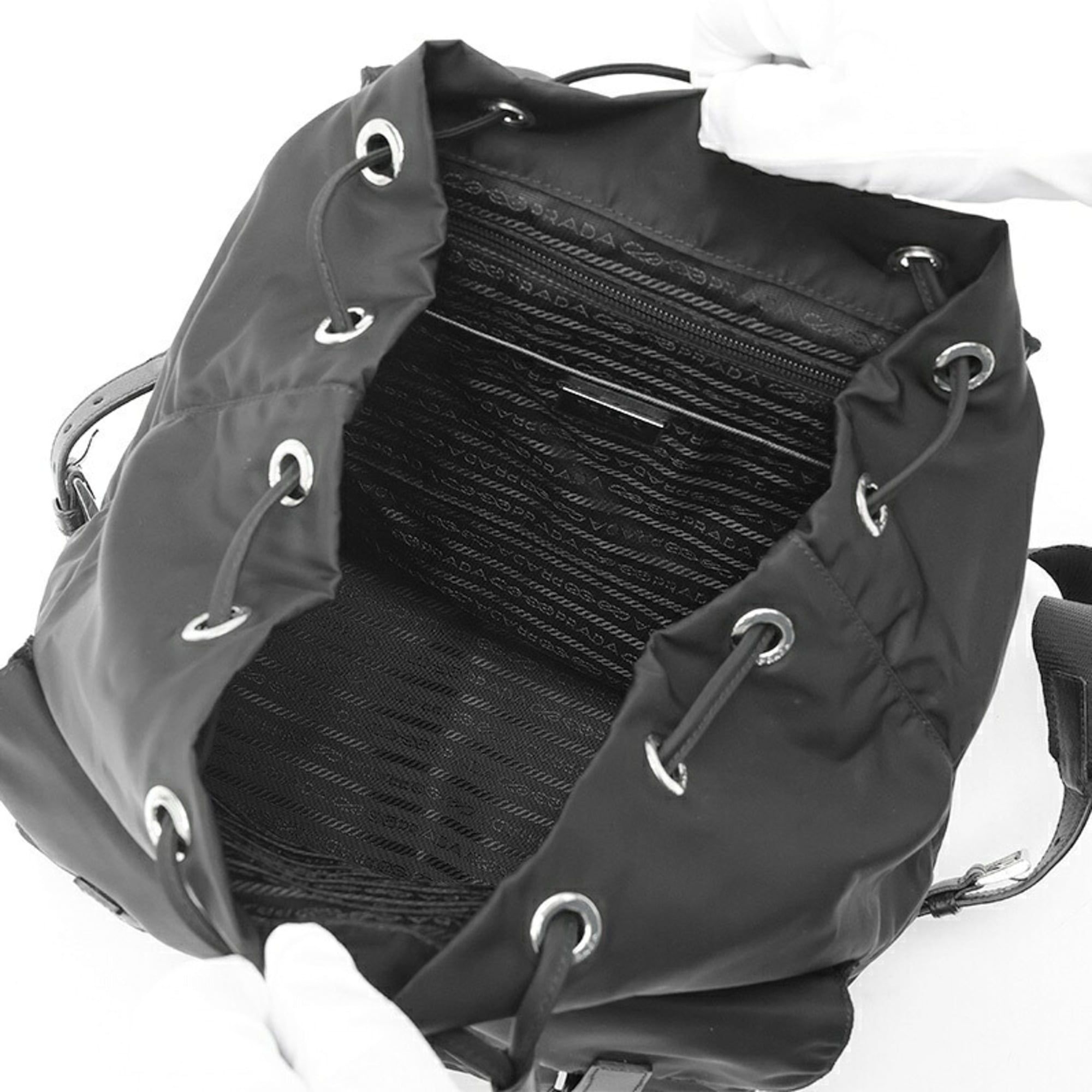 Fabric Saffiano Backpack (Pre-Owned) - Prada - Modalova