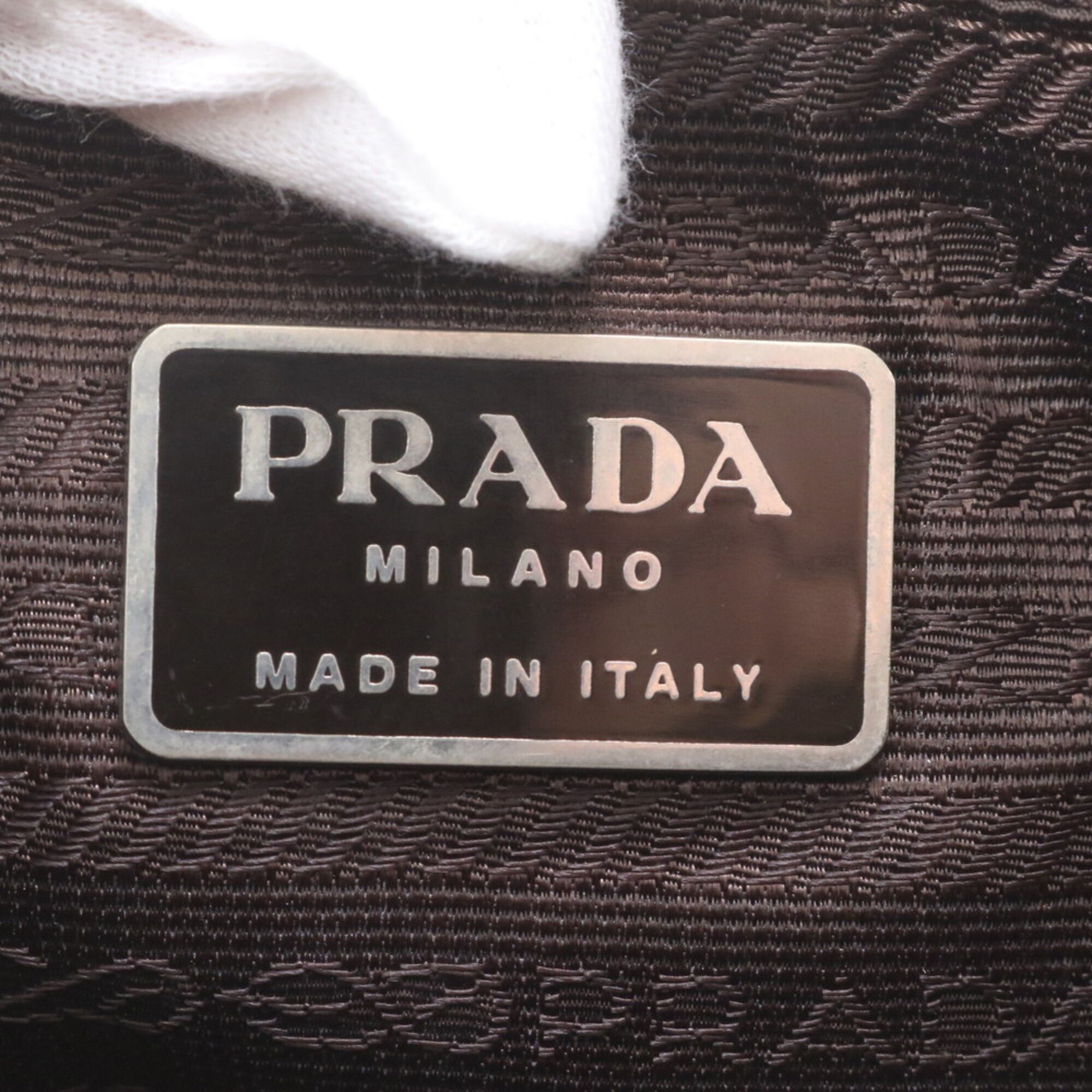 Leather Nylon Messenger Bag Shoulder Bag (Pre-Owned) - Prada - Modalova