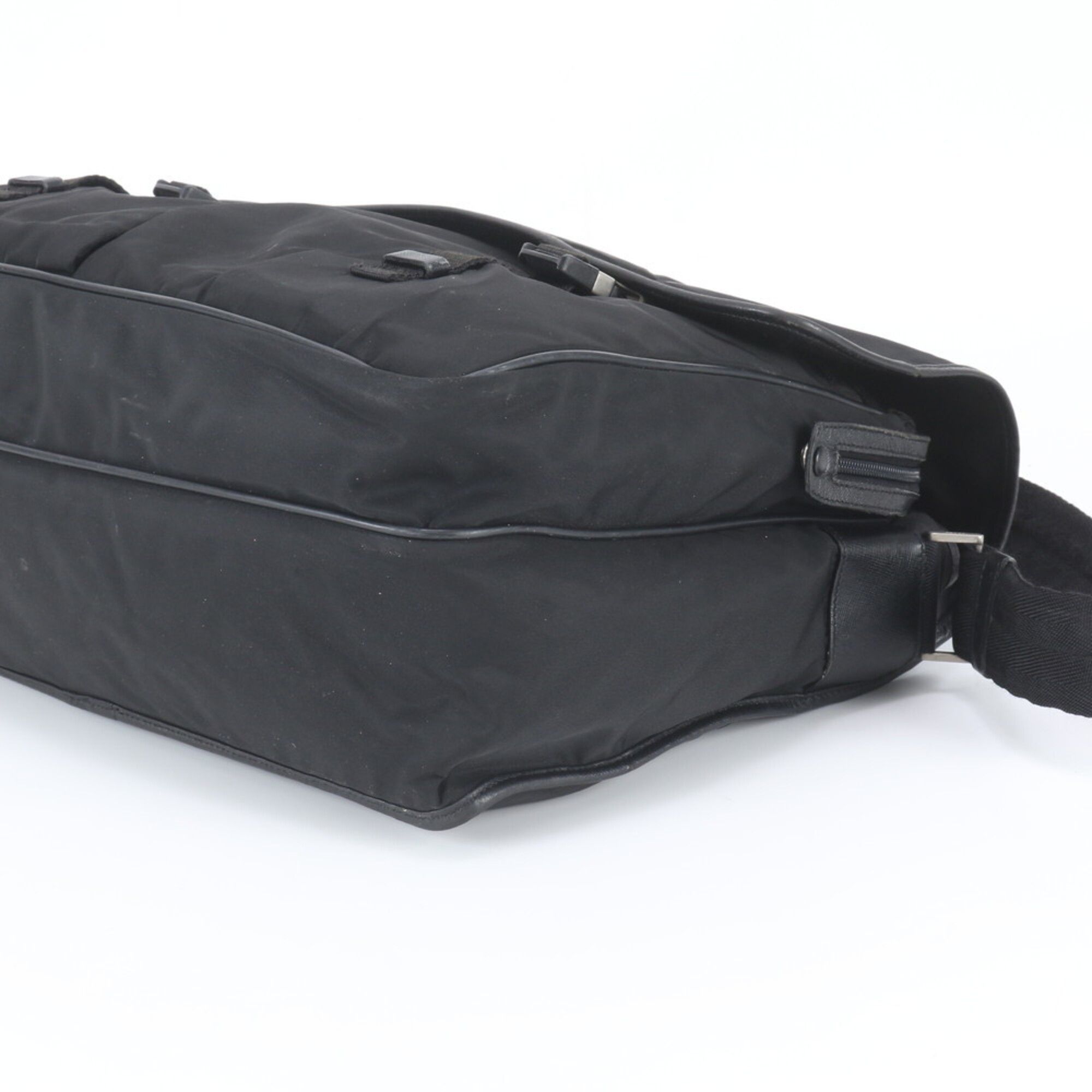 Leather Nylon Shoulder Bag (Pre-Owned) - Prada - Modalova