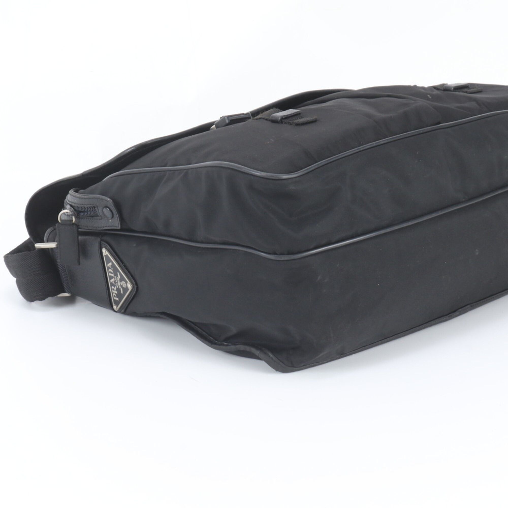 Leather Nylon Shoulder Bag (Pre-Owned) - Prada - Modalova