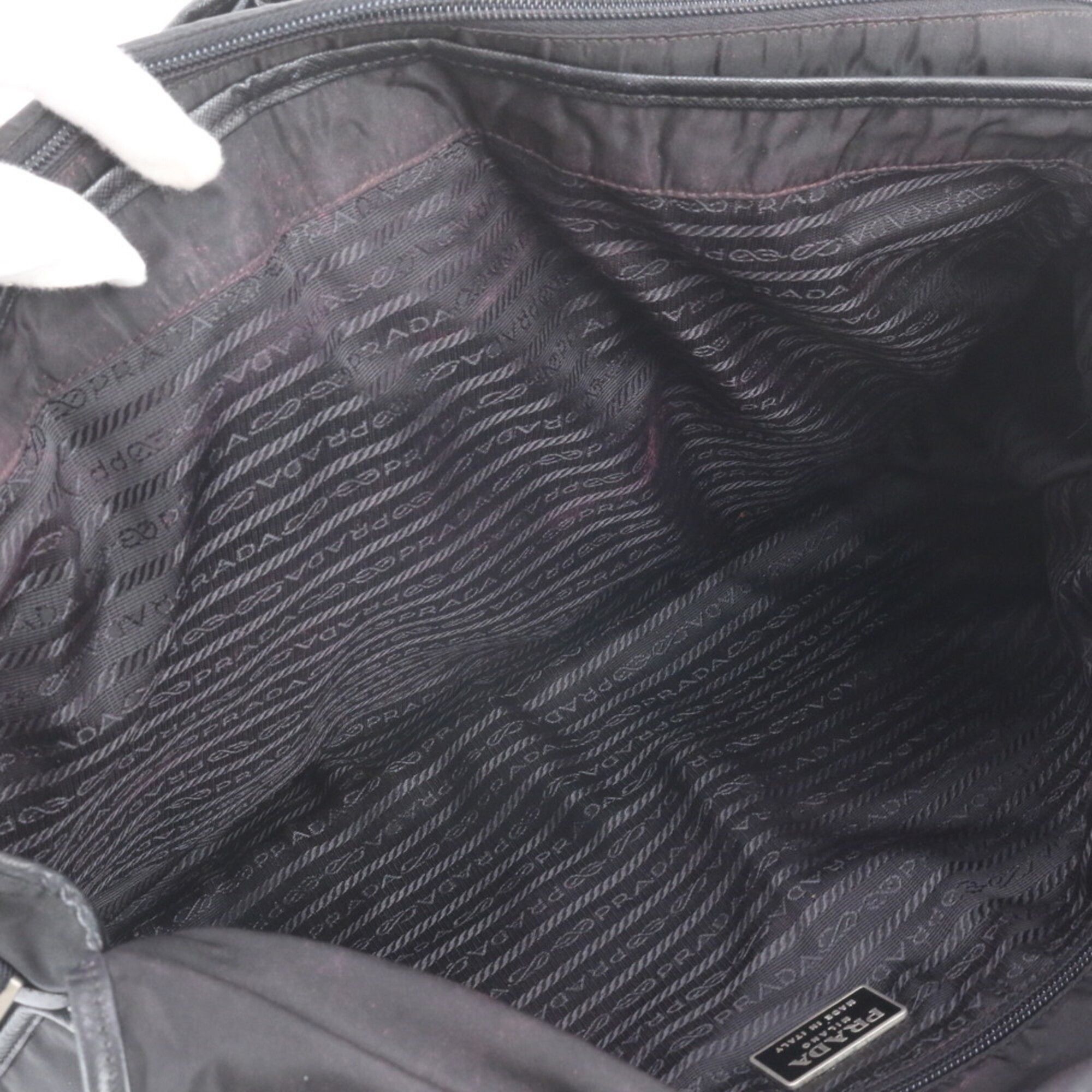 Leather Nylon Shoulder Bag (Pre-Owned) - Prada - Modalova