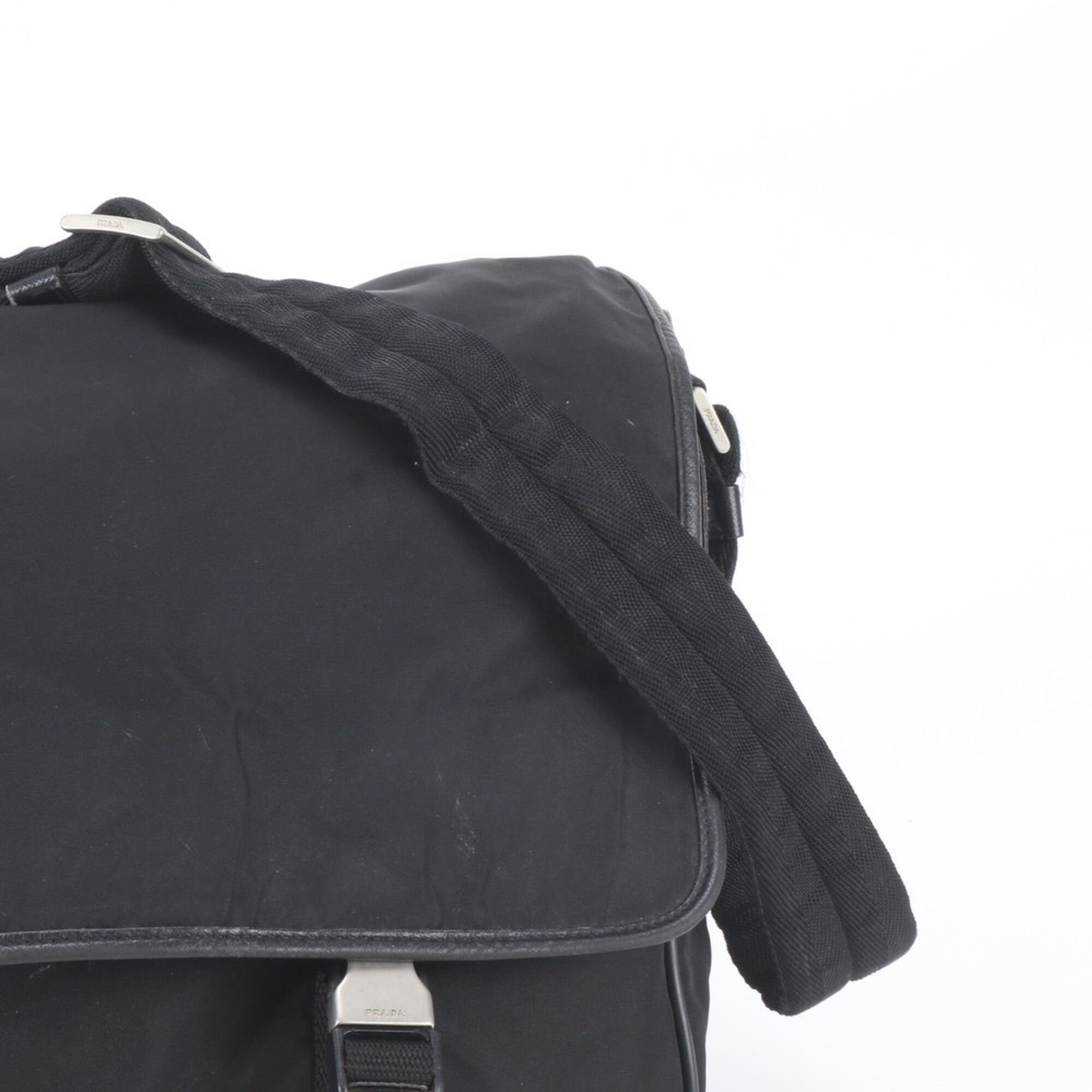 Leather Nylon Shoulder Bag (Pre-Owned) - Prada - Modalova