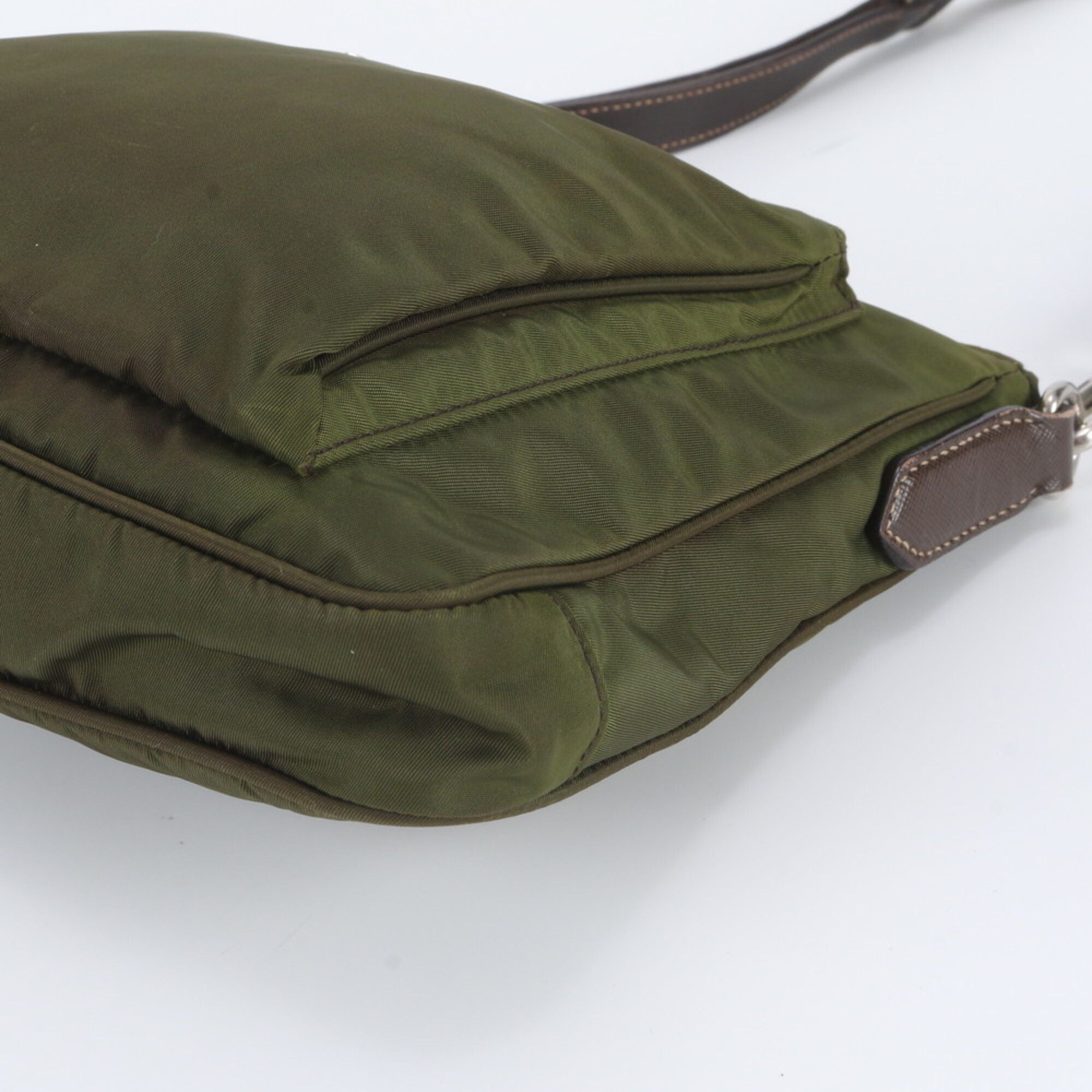 Leather Nylon Shoulder Bag (Pre-Owned) - Prada - Modalova