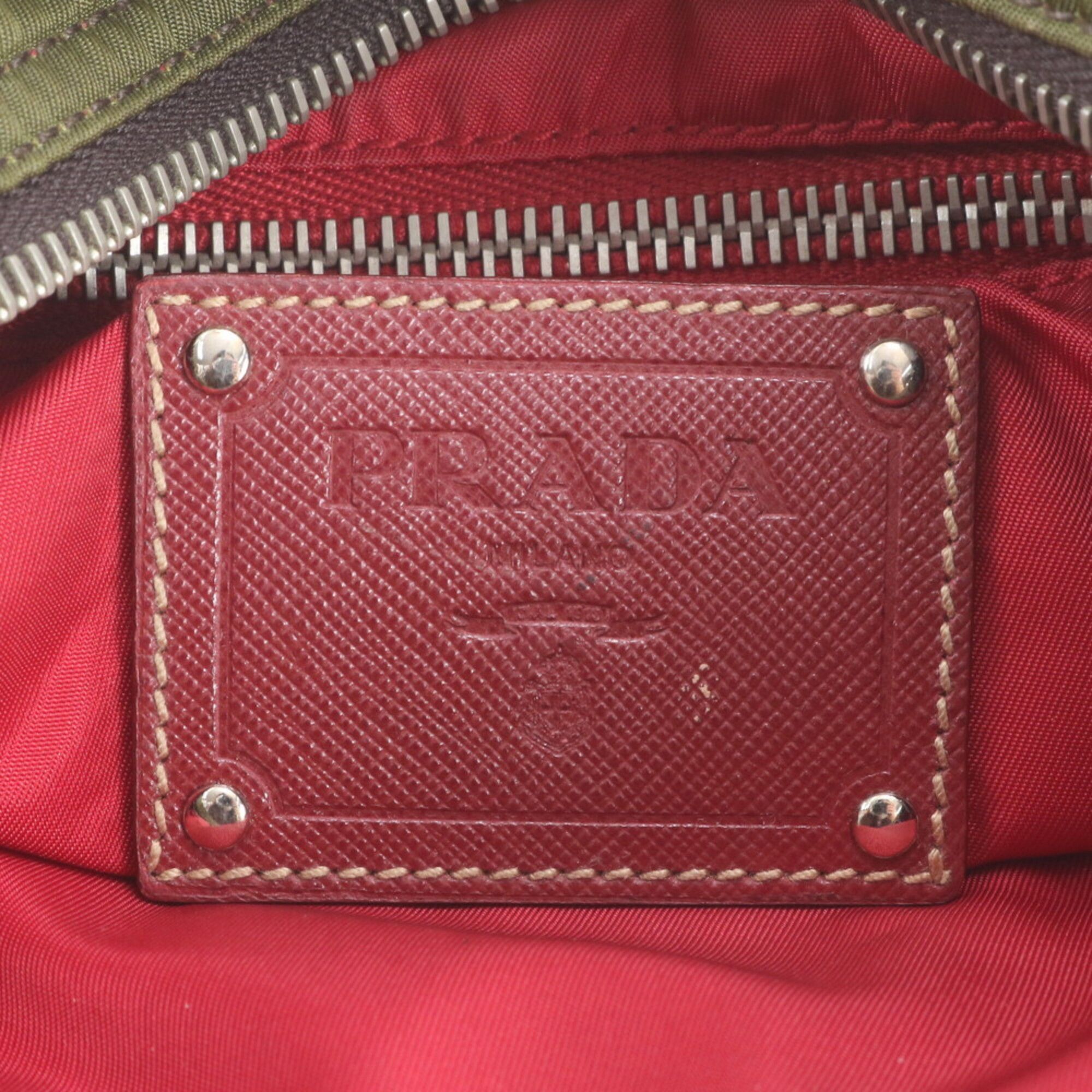 Leather Nylon Shoulder Bag (Pre-Owned) - Prada - Modalova