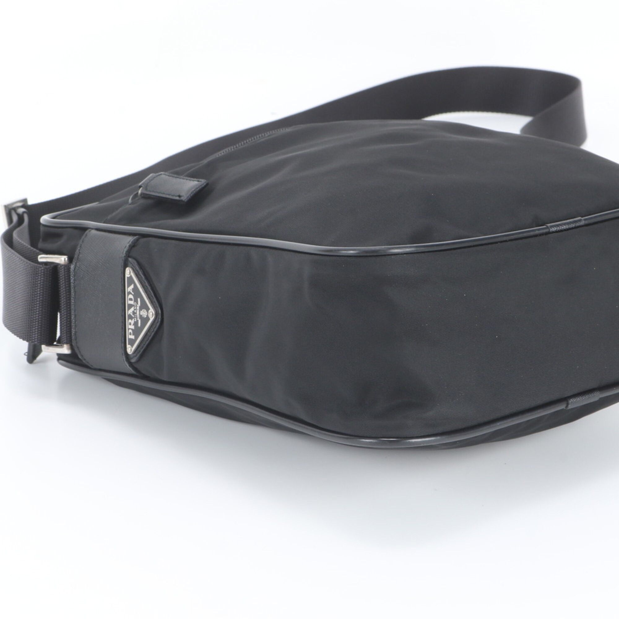 Leather Nylon Shoulder Bag (Pre-Owned) - Prada - Modalova