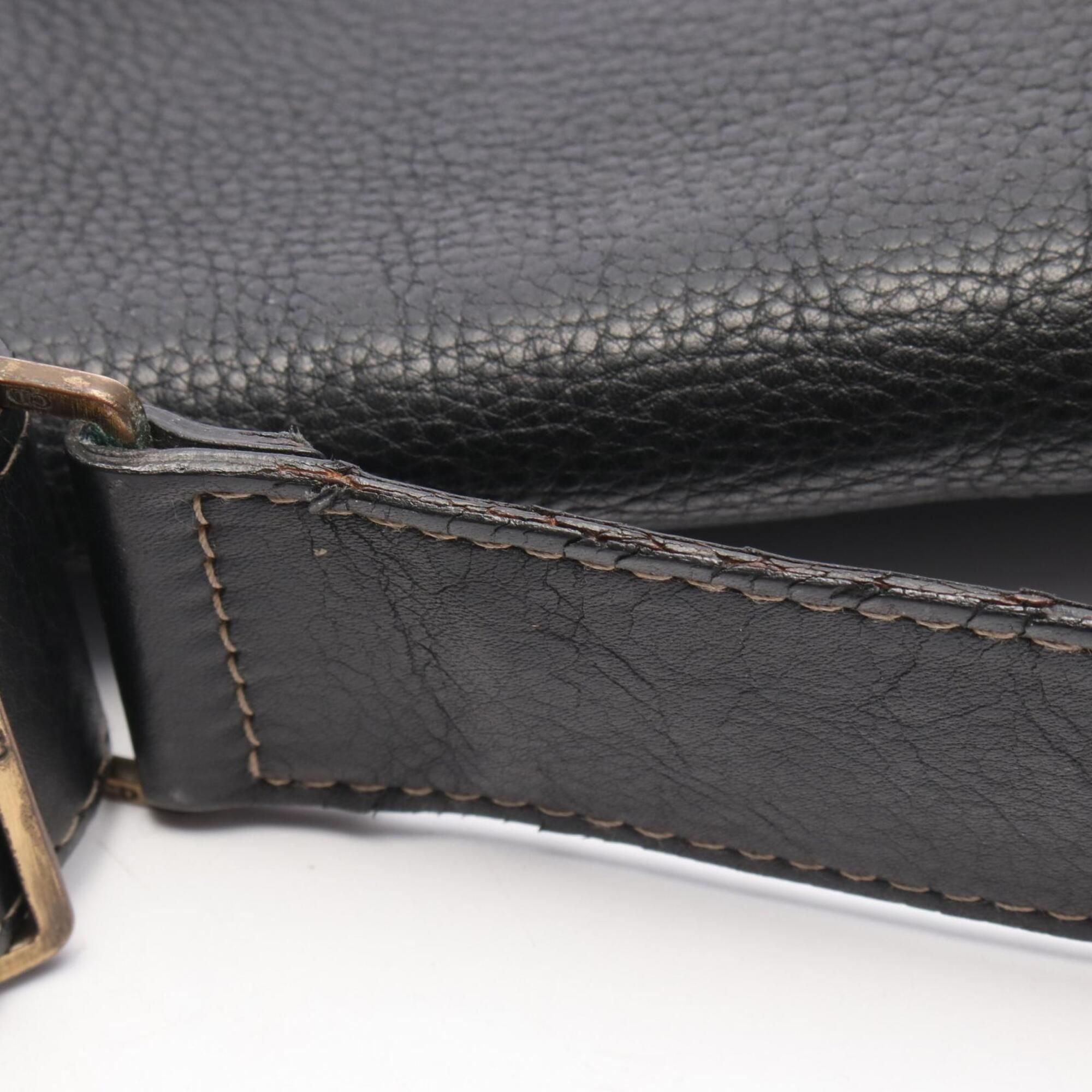 Leather Saddle Bag Shoulder Bag (Pre-Owned) - Christian Dior - Modalova