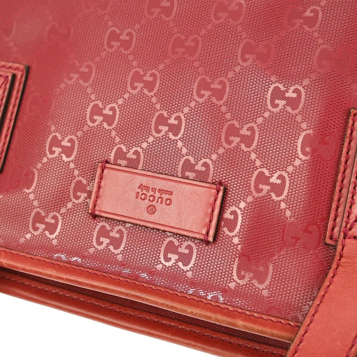 Plus Tote Gg Imprime Leather Tote Bag Bag (Pre-Owned) - Gucci - Modalova