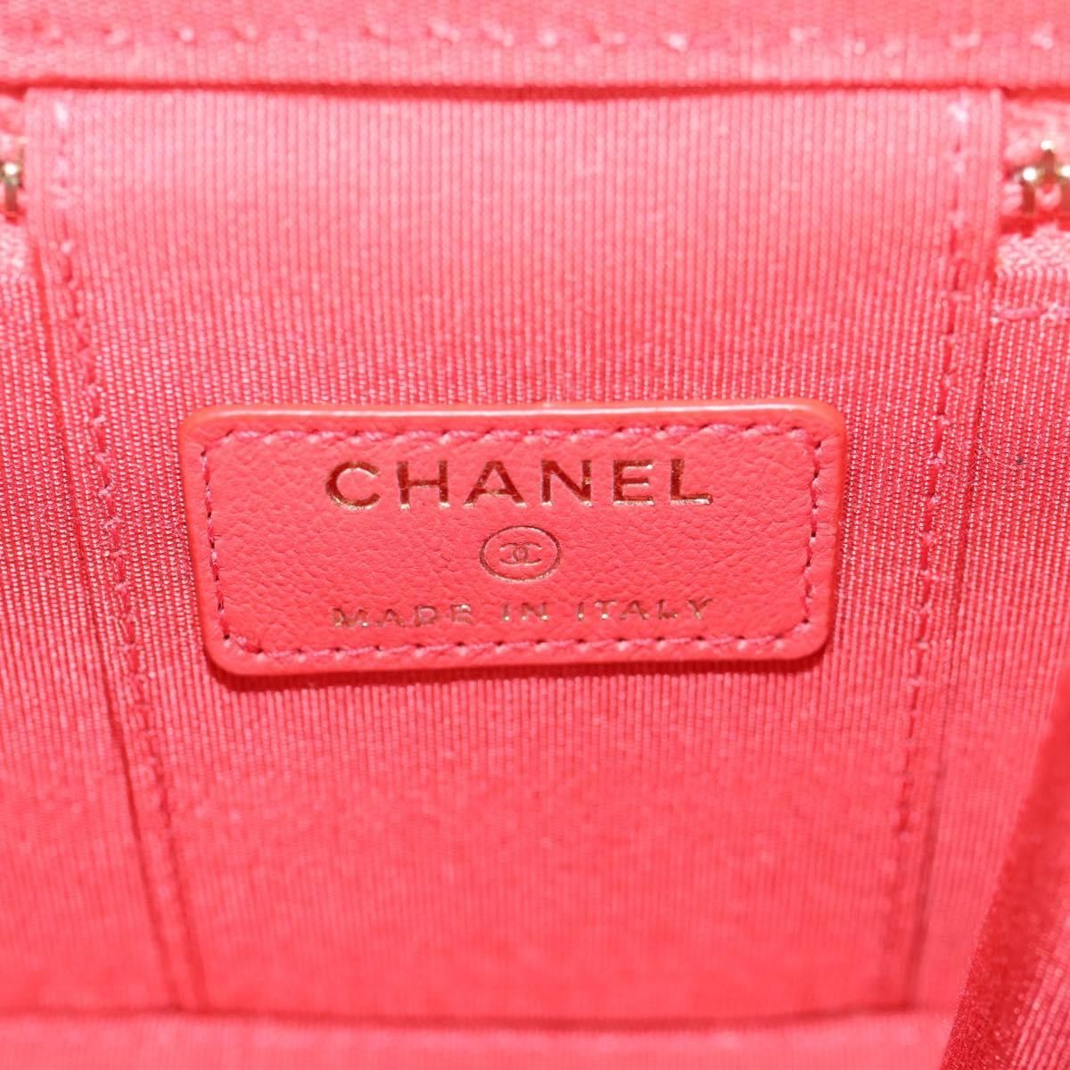 Classic Vanity Case With Chain Striped Raffia And Jute Canvas Shoulder Bag Bag (Pre-Owned) - Chanel - Modalova
