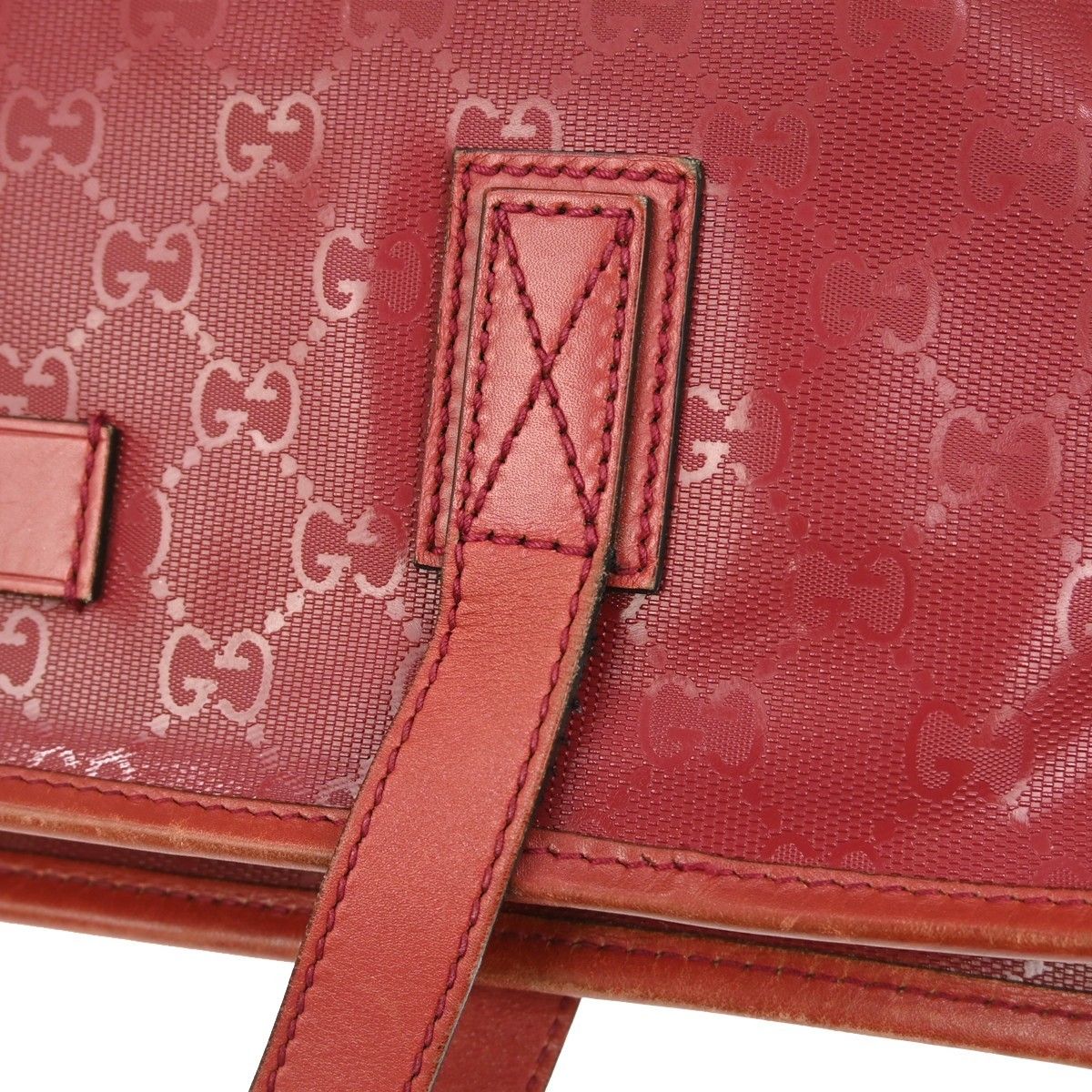Plus Tote Gg Imprime Leather Tote Bag Bag (Pre-Owned) - Gucci - Modalova