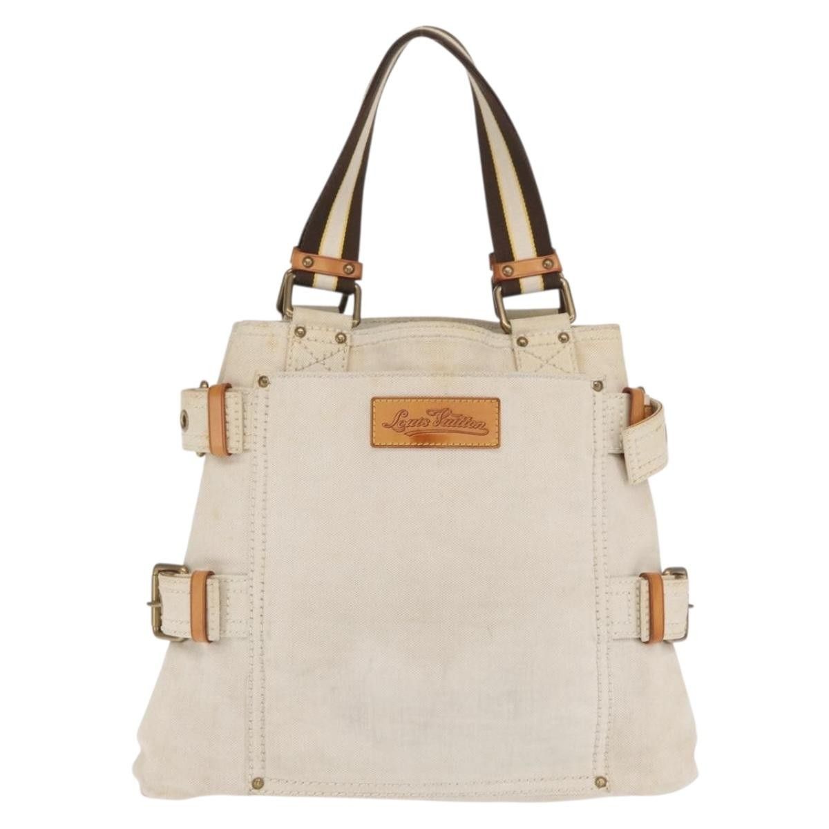 Globe Shopper Tote Canvas Canvas Tote Bag Bag (Pre-Owned) - Louis Vuitton - Modalova