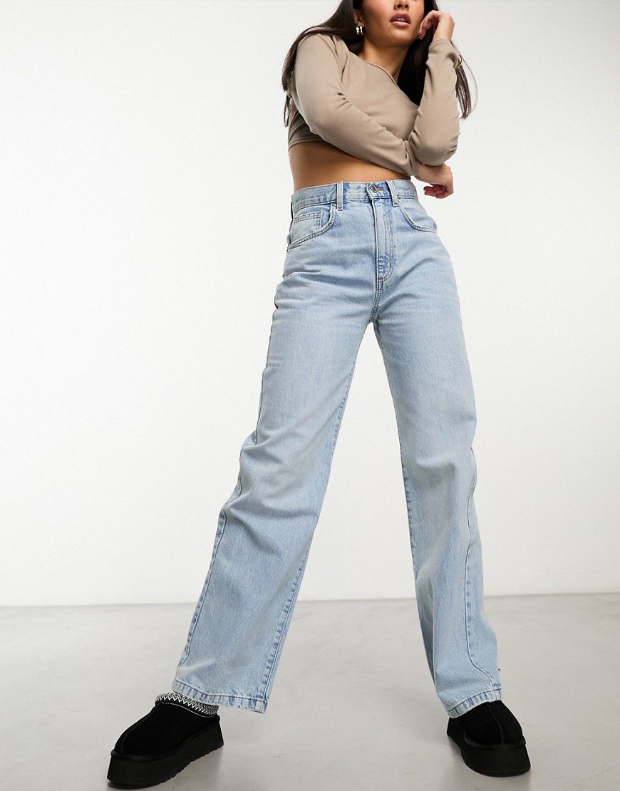 Cotton On - Jeans dritti ampi slavato vintage - Cotton:On - Modalova
