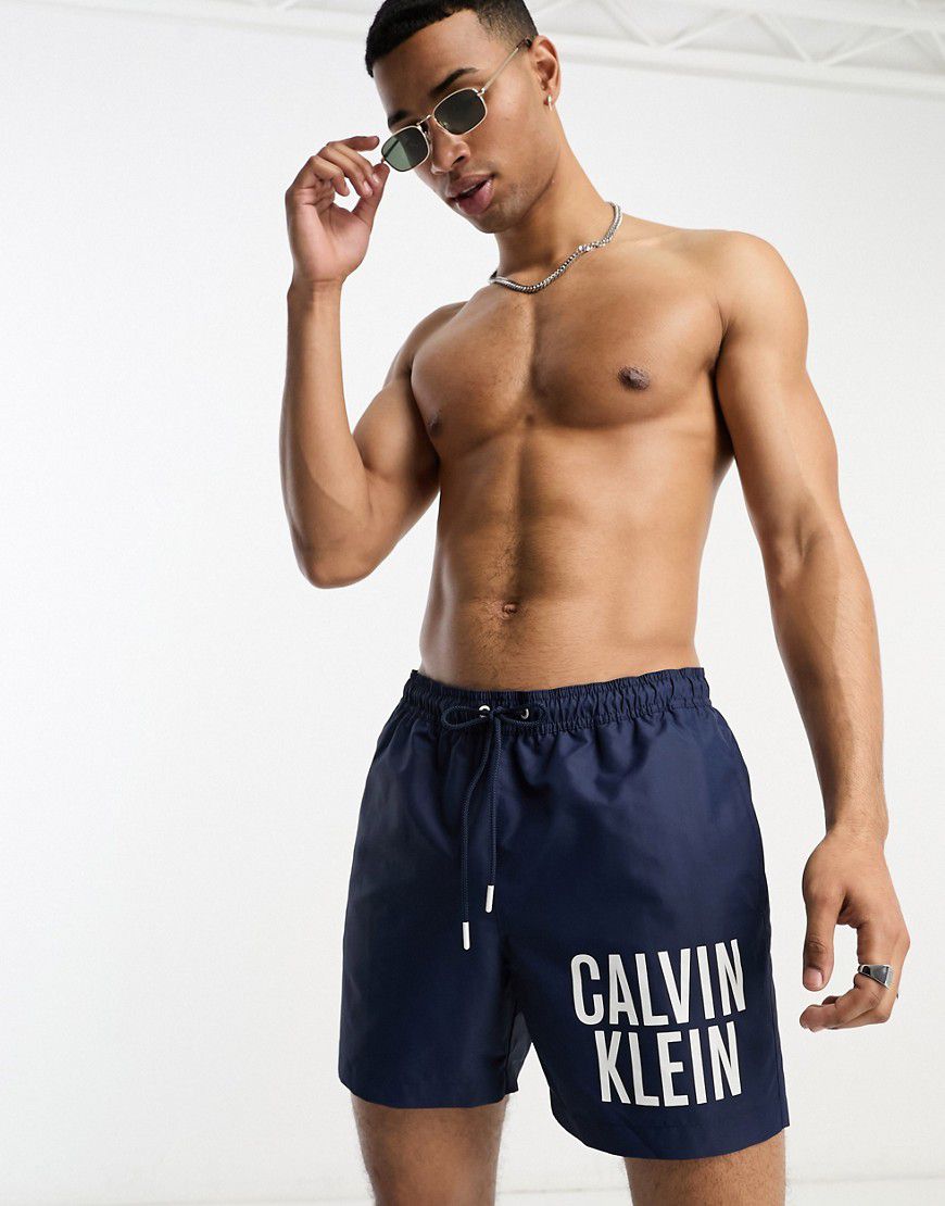 Intense Power - Pantaloncini da bagno navy - Calvin Klein - Modalova