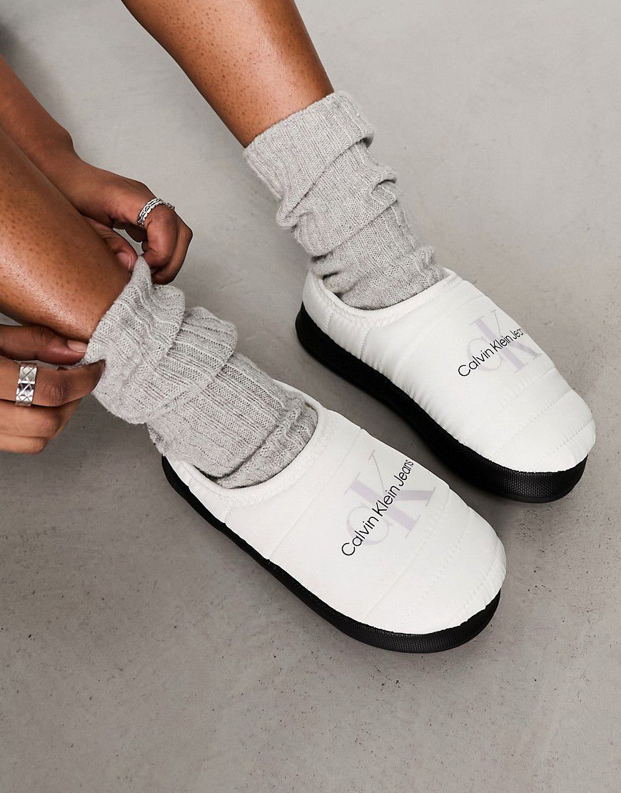 Pantofole bianche - Calvin Klein Jeans - Modalova