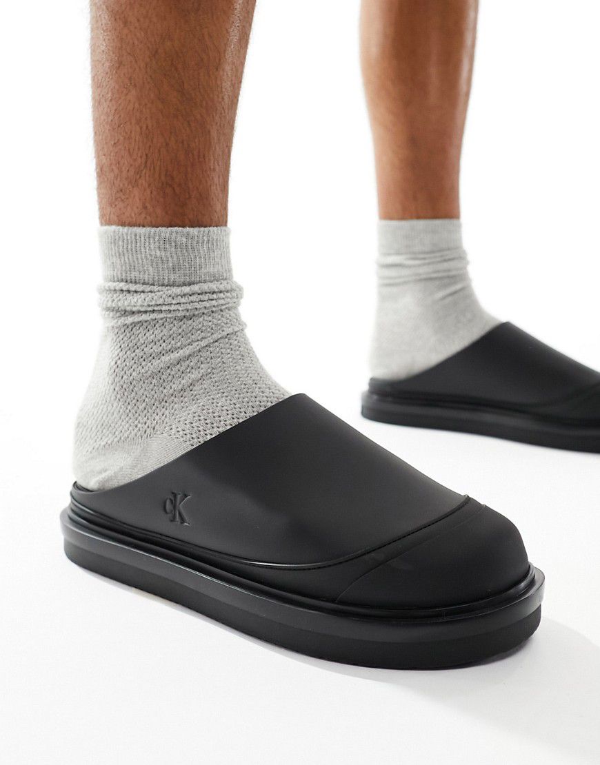 Sandali stile zoccolo neri - Calvin Klein Jeans - Modalova