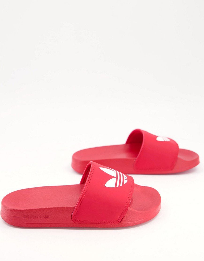 Adilette Lite - Sliders rosse - adidas Originals - Modalova