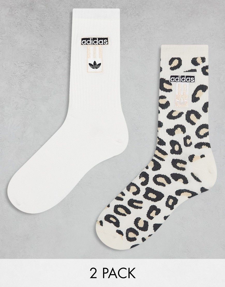 Leopard Luxe - Confezione da 2 paia di calzini - adidas Originals - Modalova