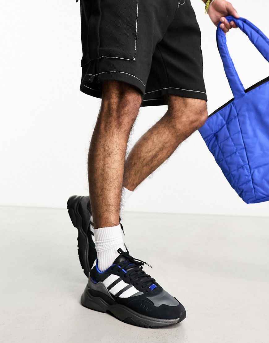 Retropy F90 - Sneakers nere con dettagli blu - adidas Originals - Modalova