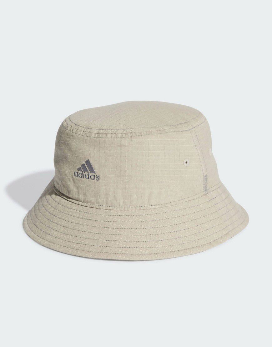 Adidas - Cappello da pescatore classico in cotone beige - adidas performance - Modalova