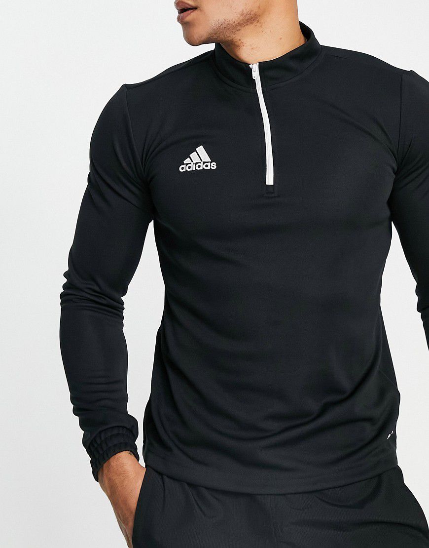 Adidas Football - Entrada 22 - Felpa nera con zip corta - adidas performance - Modalova