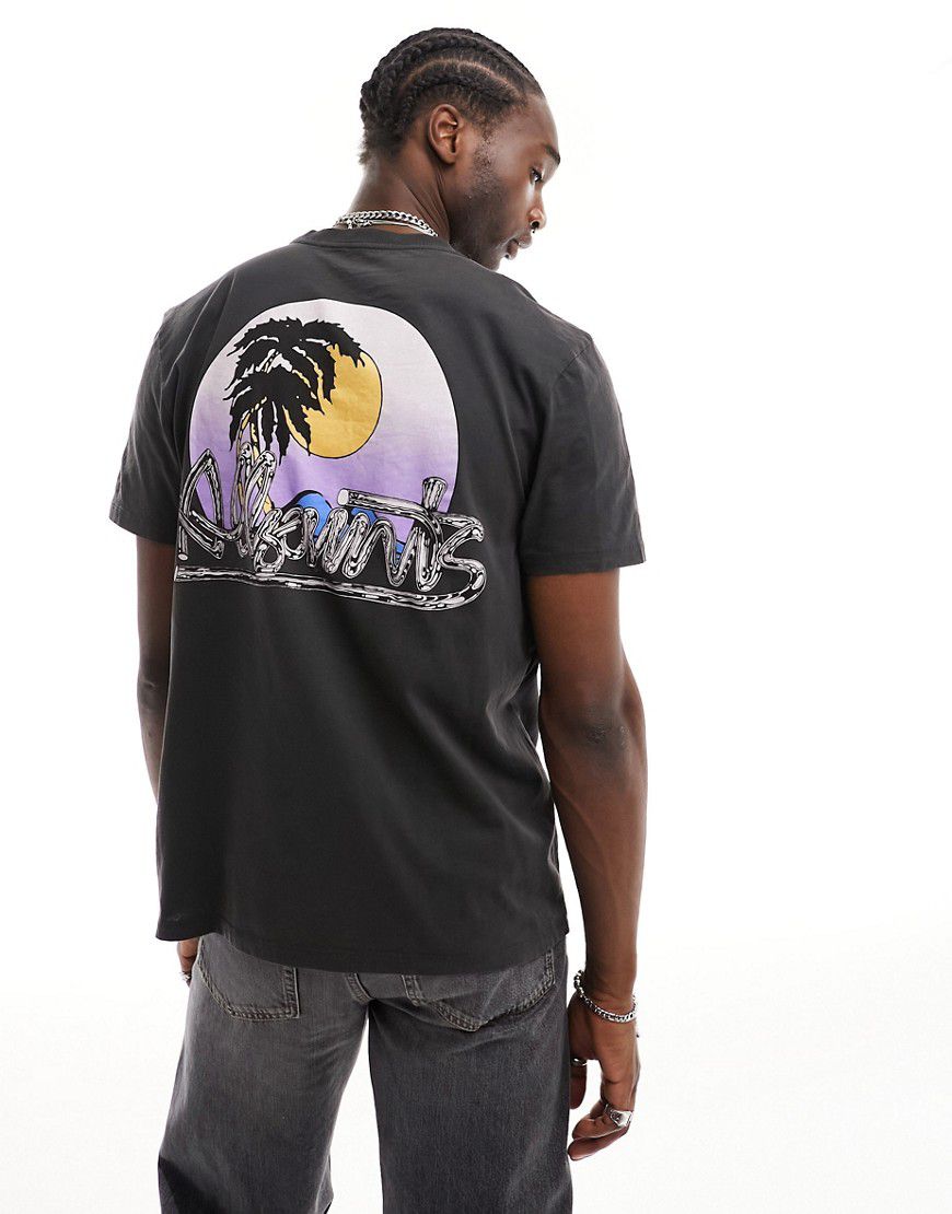 Chroma - T-shirt slavato con stampa sul retro - AllSaints - Modalova