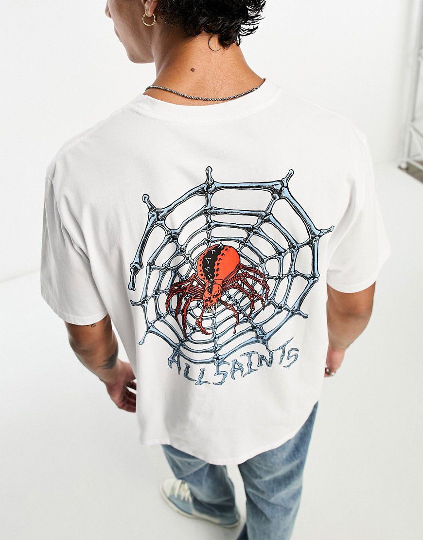 Spinner - T-shirt ottico con grafica - AllSaints - Modalova