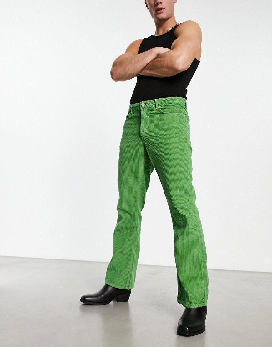 Jeans bootcut rétro in velluto a coste - ASOS DESIGN - Modalova