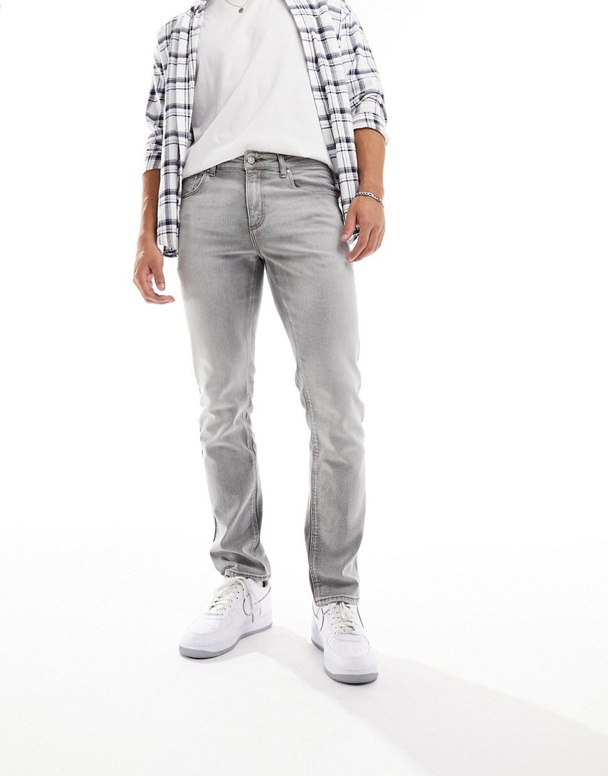 Jeans slim elasticizzati grigi - ASOS DESIGN - Modalova