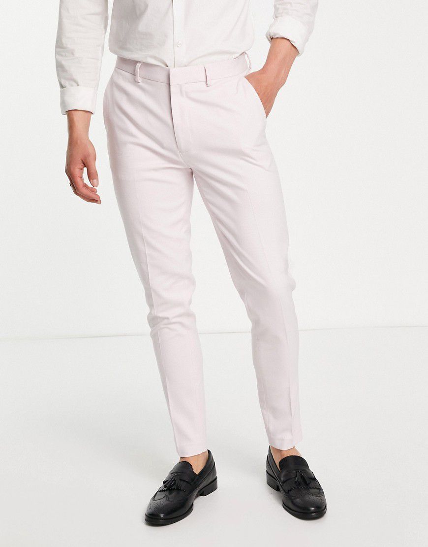 Pantaloni eleganti super skinny pastello puntinati - ASOS DESIGN - Modalova