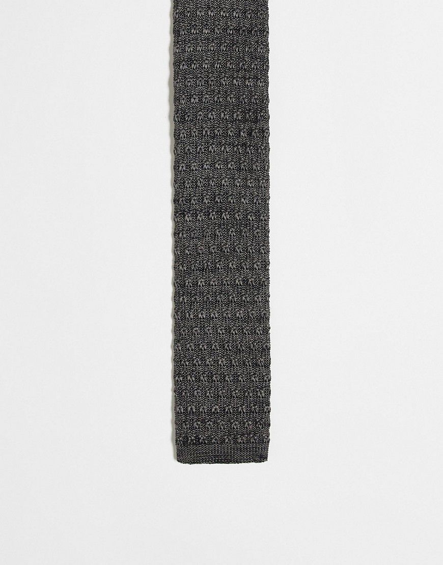Cravatta in maglia grigia - Ben Sherman - Modalova
