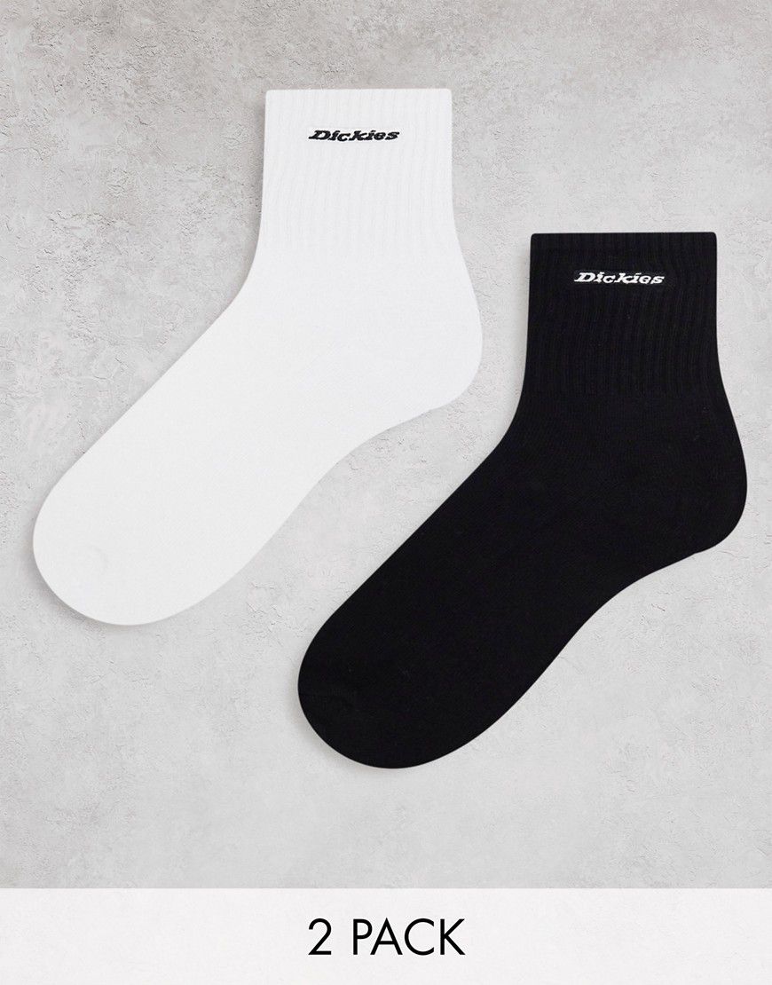 New Carlyss - Confezioni multipack da 2 paia di calzini neri e bianchi - Dickies - Modalova