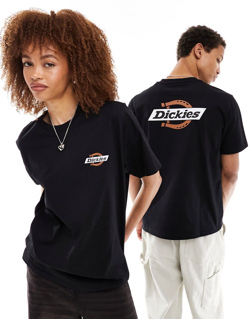 Ruston - T-shirt con stampa sul retro nera - Dickies - Modalova