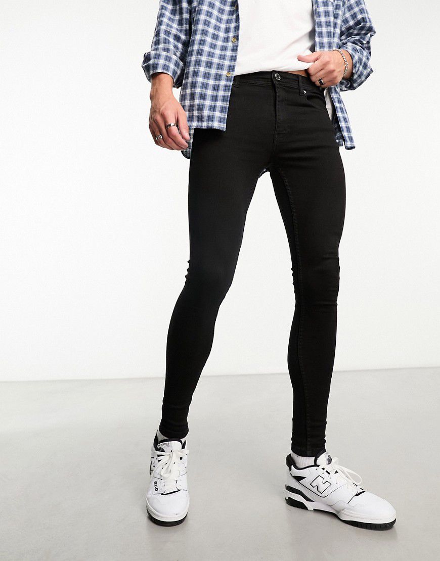 DTT - Jeans super skinny elasticizzati neri - Don't Think Twice - Modalova